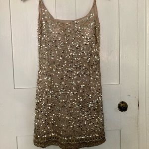 Victoria’s Secret Gold Sequin Mini Dress